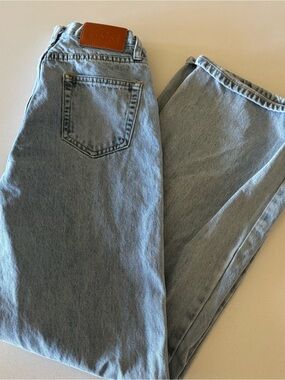 Princess Polly Light Blue High-Rise Denim Jeans